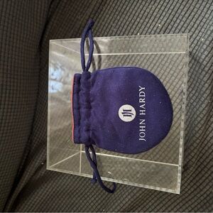 John Hardy Blue Jewelry Pouch - Empty